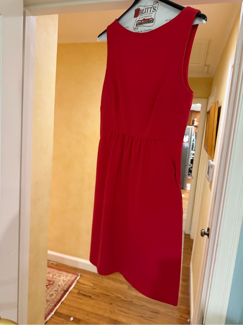 Theory Classic Red Sleeveless Women's Dress